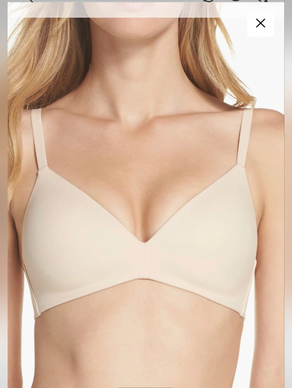 WACOAL "HOW PERFECT" SOFT CUP BRA IN NATURAL NUDE 852189 /SZ:32C ;34B